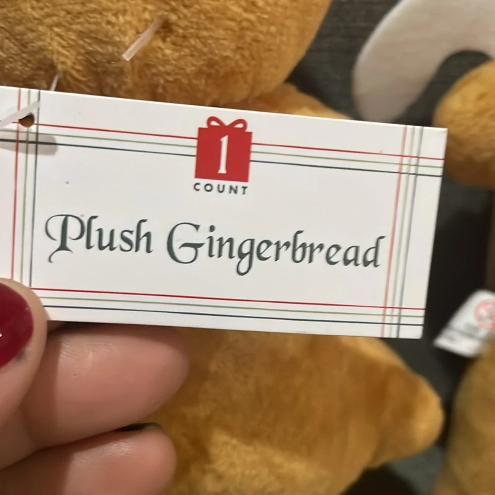 Target Bullseye Playground Gingerbread Boy and Girl Set 8” Plush